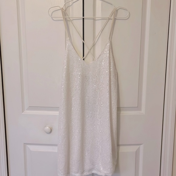 White sequin dress - Picture 1 of 5